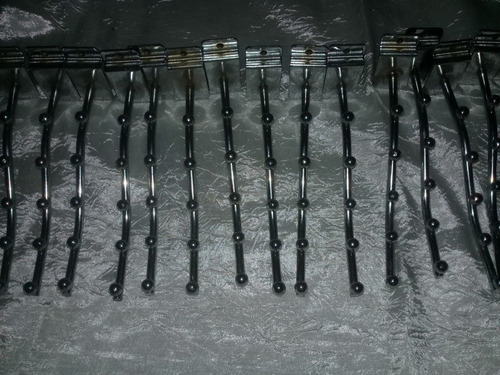 Ganchos Tipo Blister Cromados Exhibidores Pared Acanalada