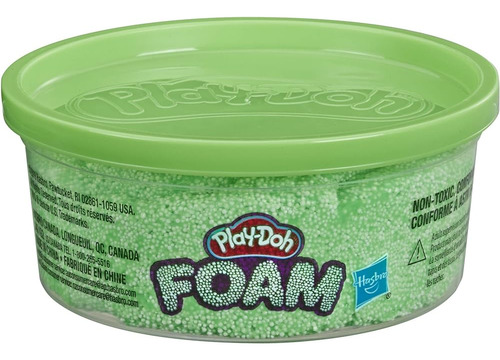 Play-doh Foam Green Lata Única De Espuma De Modelar No Tóxic