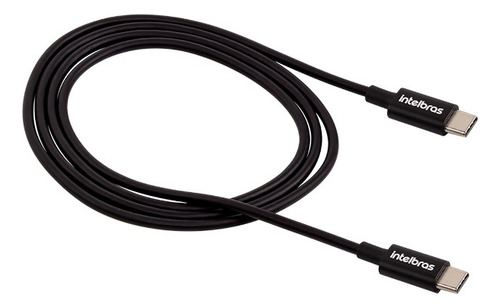 Cabo Usb-c Para Usb-c 1,2m Pvc Preto Eucc 12pp - Intelbras