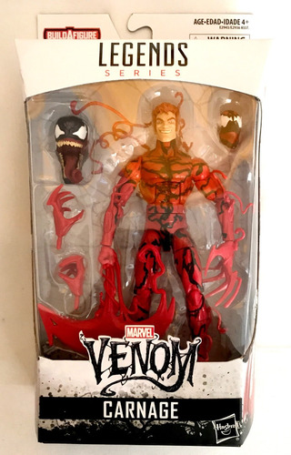 Carnage Marvel Legends Monster Venom Wave Cletus Kasady 2018 (Usado)