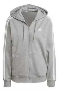 Sudadera Con Gorro Essentials 3 Franjas Ik8393 adidas