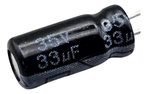 Capacitor Electrolitico 33 Uf 35v 5x11 Mm (10 Piezas)