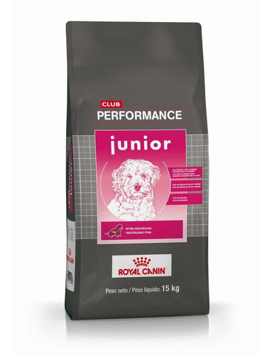 Imagen 2 de 2 de Alimento Royal Canin Club Performance Junior para perro cachorro todos los tamaños sabor mix en bolsa de 15 kg