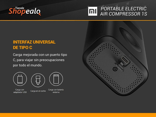Imagen 8 de 10 de Compresor Xiaomi Portable Electric Air Modelo 1s + Cuota -*