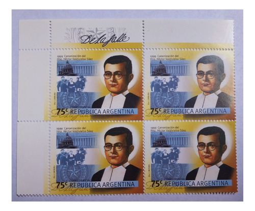 Canonización Hno. Héctor Valdiviezo Saez. 1999 Cuadro Mint