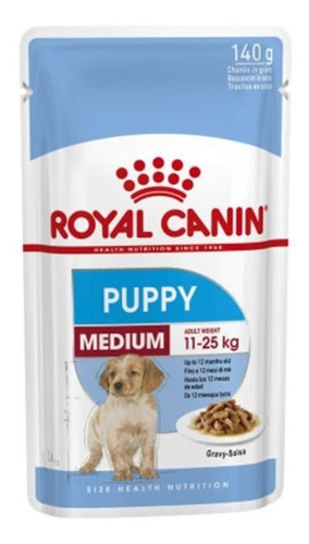 Alimento Perro Royal Canin Medium Puppy Pouch 140gr. Np