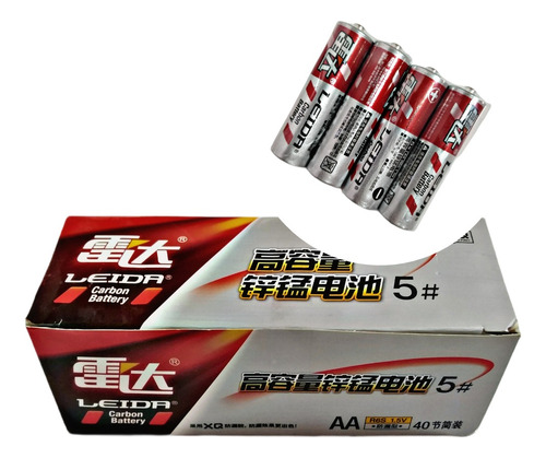 Caja Pack 40 Pilas Aa Doble A 1.5v - Pila Aa 40 Unidades