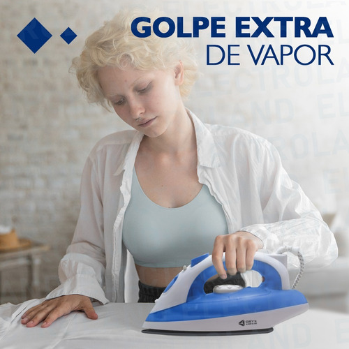 Plancha Vapor Oryx Antiadherente 1600w Rociador Base Cerami