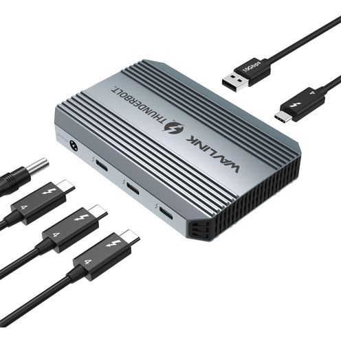 Hub Thunderbolt 4 5 En 1 Wavlink Para Macbook Pro/air Window