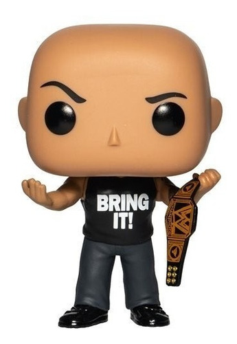 Funko Pop Wwe: The Rock With Belt Special Edition