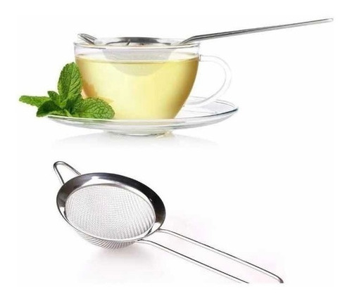 Jogo 3 Peneiras Aço Inox Luxo Pmg Utensílios De Cozinha Kit