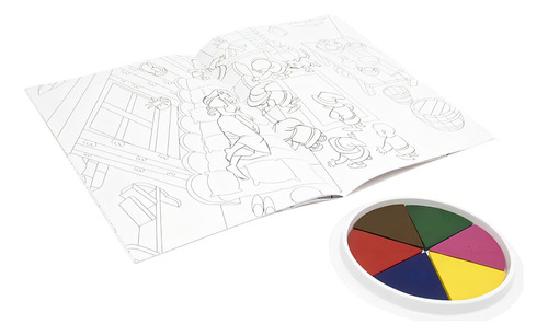 Dedinhos em Ação! Branca de Neve para Colorir, de Brijbasi Art Press Ltd. Editorial Todolivro Distribuidora Ltda., capa mole em português, 2021