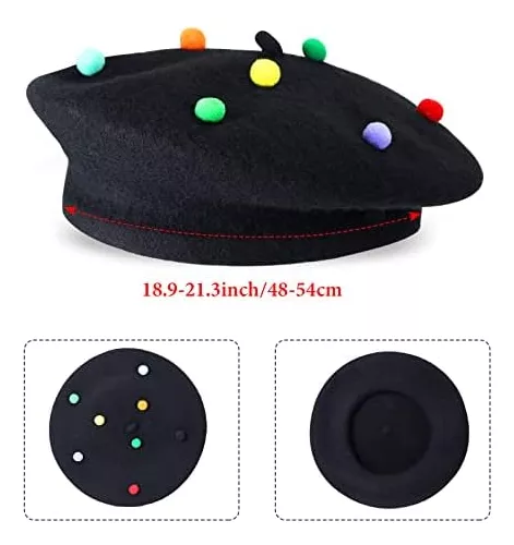Conjunto de accesorios de disfraz de artista para niños, disfraz de pintor  con sombrero de boina, delantal de teñido anudado para Halloween, disfraz