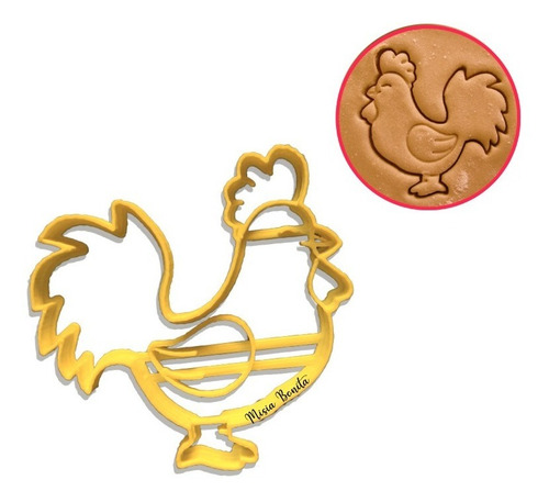 Gallina Molde Cortante Galleta Cookie Pollo Animales Granja