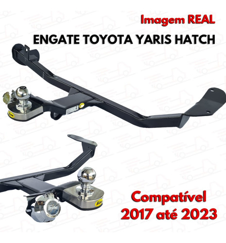 Engate Reboque Rabicho 700kg Yaris Hatch 17 À 2021 2022 2023
