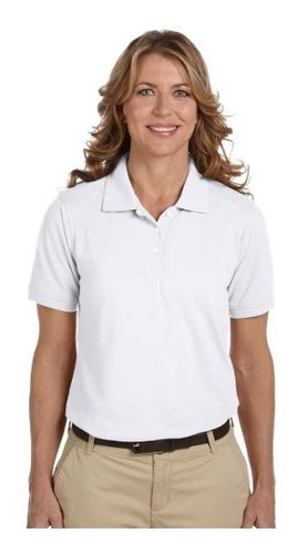 Fácil Mezcla Sideseamed Polo De Hombre De Harriton Mujeres, 