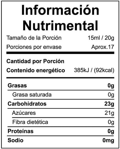 Jarabe De Agave Azul Orgánico 250ml Endulzante Natural