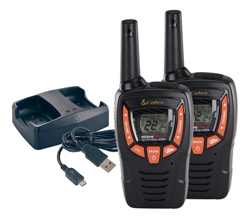 Cobra Acxt390 Walkie Talkies Para Adultos - Recargable, 22 C