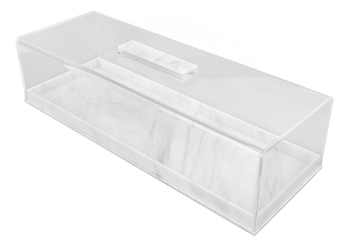 Plato Rectangular Para Tartas Con Grano De Mármol