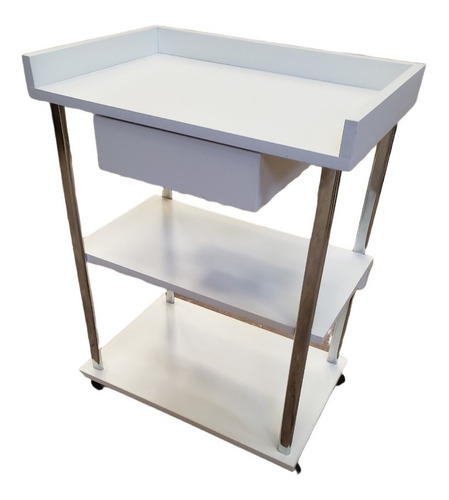 Mesa Auxiliar C/ Ruedas Para Estéticas/ Peluquería - Amanda