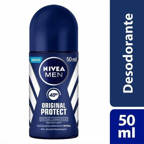 Nivea Men Roll On Original Protect 50ml Kit C/10 Fresh