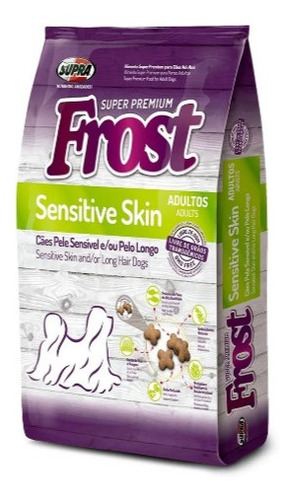 Ração Frost Supra Sensitive Skin Adult Todas As Raças 10,1kg
