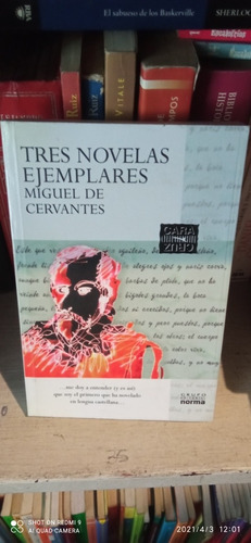 Libro Tres Novelas Ejemplares Miguel De Cervantes