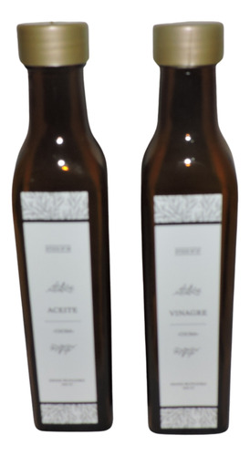 Botella Aceite / Vinagre Vidrio 1/4 Litro Con Vertedor