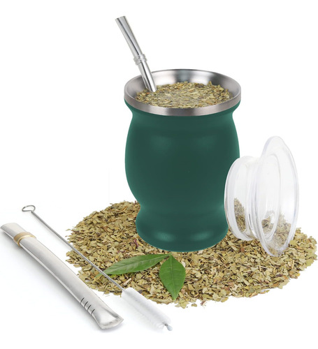 Taza De Yerba Mate De 8 Onzas, Juego De Tazas De Té Que Incl