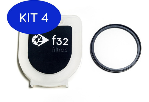 Kit 4 Filtro Uv Ultravioleta 52mm