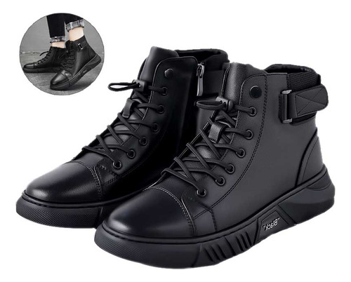 Botas Casuales Impermeables Para Hombre En Piel Sintética