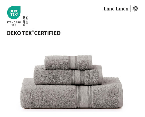 Juego De Toallas Lane Linen Luxury De 6 Piezas, 100% Algodón