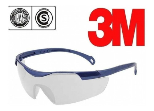 Imagen 3 de 3 de Protector Ocular 3m Anteojo V8x Anti Empañamiento Iram