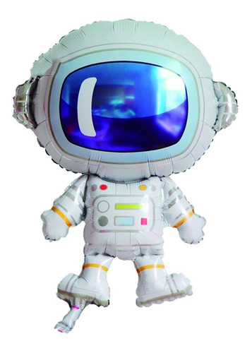 Imagem 2 de 5 de Kit Decoração Festa C/ 10 Balões De Astronauta 18 Polegadas