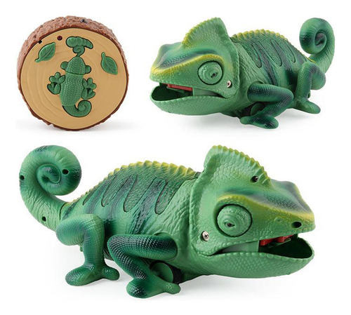 Rc Camaleón Lagartija Mascota Infrarojo Falso Juguetes