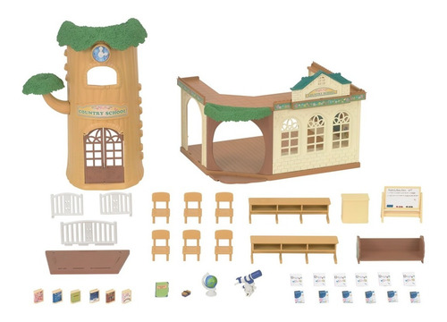 Sylvanian Families 5105 - Escuela Rural En El Arbol - Intek