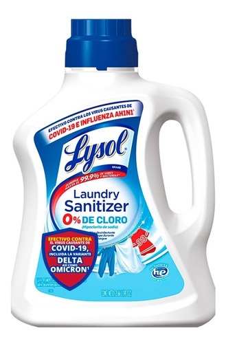 Desinfectante Lysol Laundry Sanitizer Aditivo Linen 2.6l