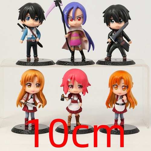 Juguetes De Figuras De Acción Kirito Asuna De Sword Art Onli