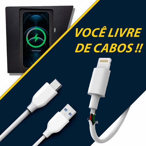 Carregador Celular Indução Sem Fio Veicular Pulse 2022 2023