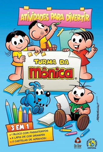 Turma da Mônica Atividades para Divertir, de () On Line a. Editora IBC - Instituto Brasileiro de Cultura Ltda, capa mole em português, 2022