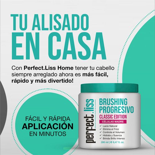 Alisado Celulas Madre Perfect.liss + Aceite De Argan