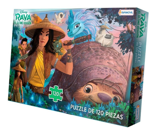 Imagen 1 de 3 de Puzzle De 120 Piezas Rompecabezas Disney Raya