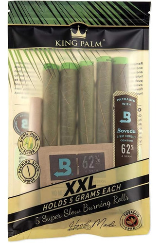 King Palm King Xxl Tamaño Natural Preenvoltura Hojas De Palm