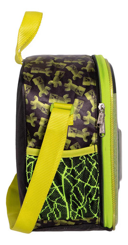 Lonchera Escolar Minecraft Ruz Verde Minecraft
