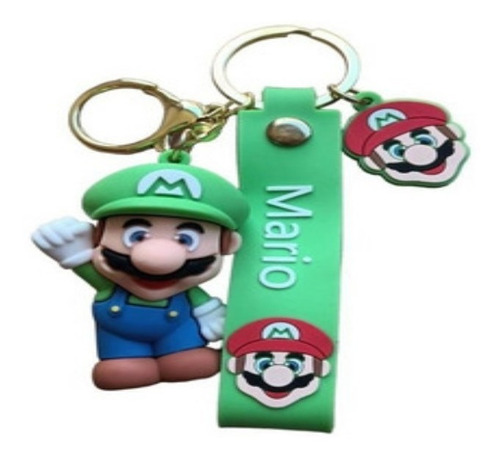 Llavero Mario. Verde 3d