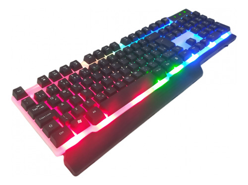 Kit Teclado E Mouse Gamer Jogos Iluminação Kapbom