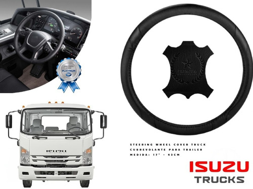 Funda Cubrevolante Trailer Truck Piel Isuzu Forward 800 2015