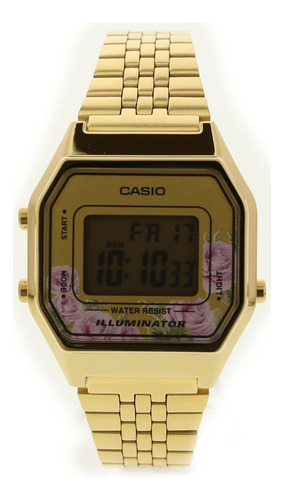 Reloj Casio La680wga-4c Para Mujer Vintage Digital Con