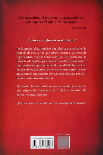 Deja De Ser Tú De Joe Dispenza Editorial Urano