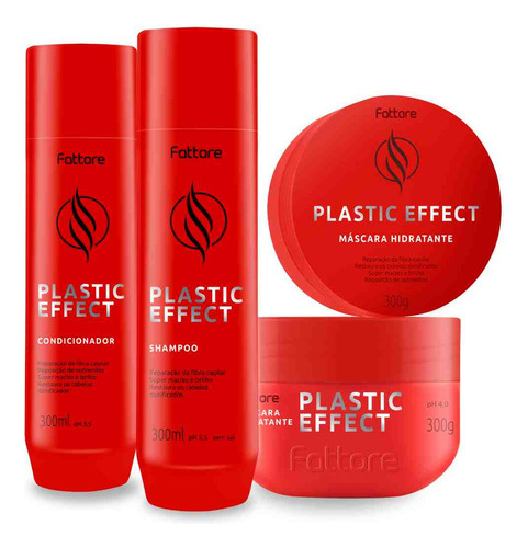 Plastic Effect Fattore - Kit Sham+con+más 300ml Cada